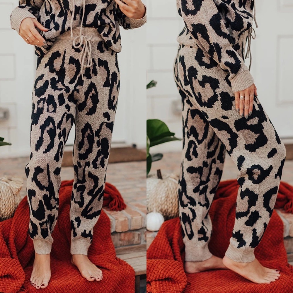 🚨24 HOUR SALE🚨Weekend Fit Leopard Print Joggers - Picture 1 of 5